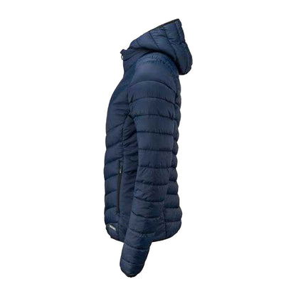 Dark Navy - Side - Cutter & Buck Womens-Ladies Mount Adams Padded Jacket