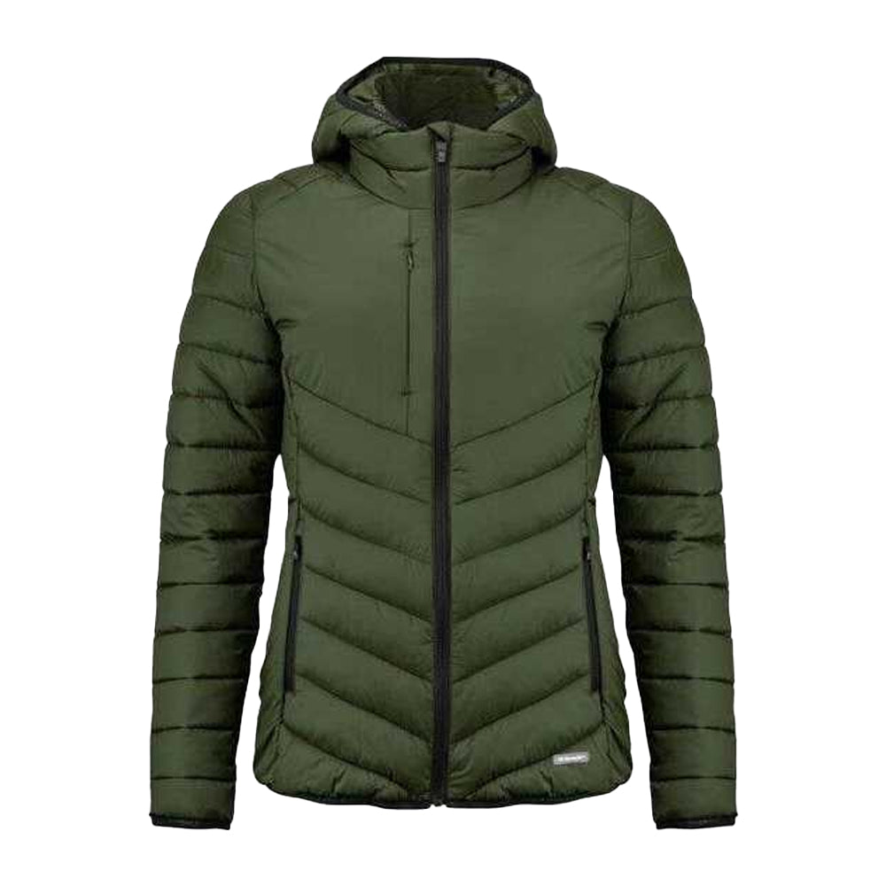 Ivy Green - Front - Cutter & Buck Womens-Ladies Mount Adams Padded Jacket
