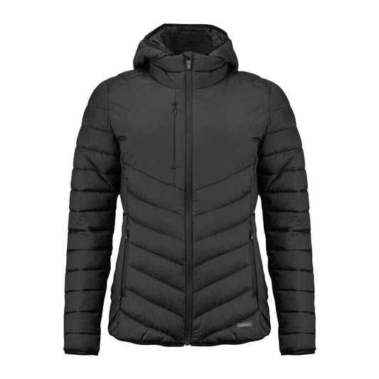 Black - Front - Cutter & Buck Womens-Ladies Mount Adams Padded Jacket