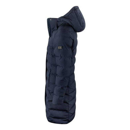 Dark Navy - Side - Cutter & Buck Womens-Ladies Wenatchee Puffer Jacket