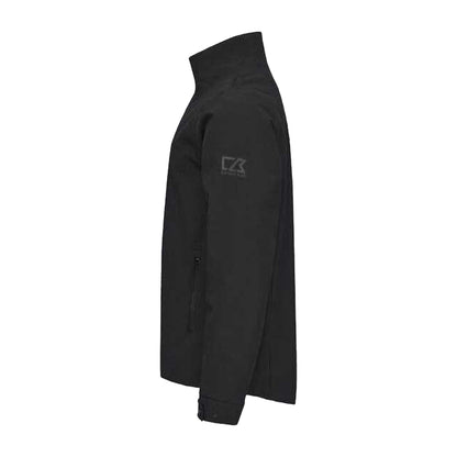 Black - Side - Cutter & Buck Mens Wedderburn Jacket
