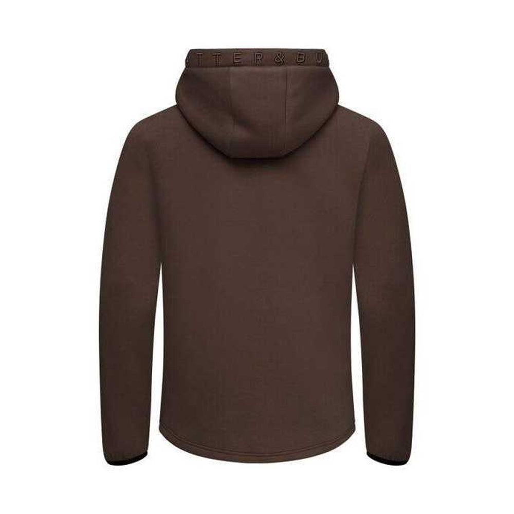 Dark Mocha - Back - Cutter & Buck Mens Pemberton Hoodie