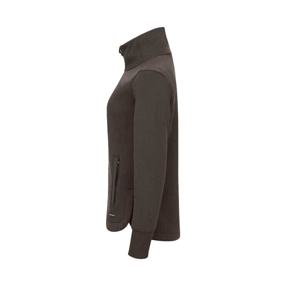 Dark Mocha - Side - Cutter & Buck Womens-Ladies Pemberton Jacket