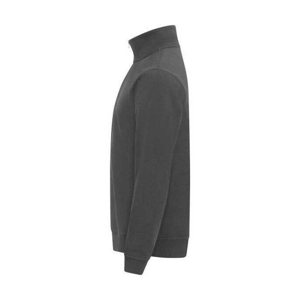 Black - Side - Clique Mens Miami Half Zip Sweatshirt