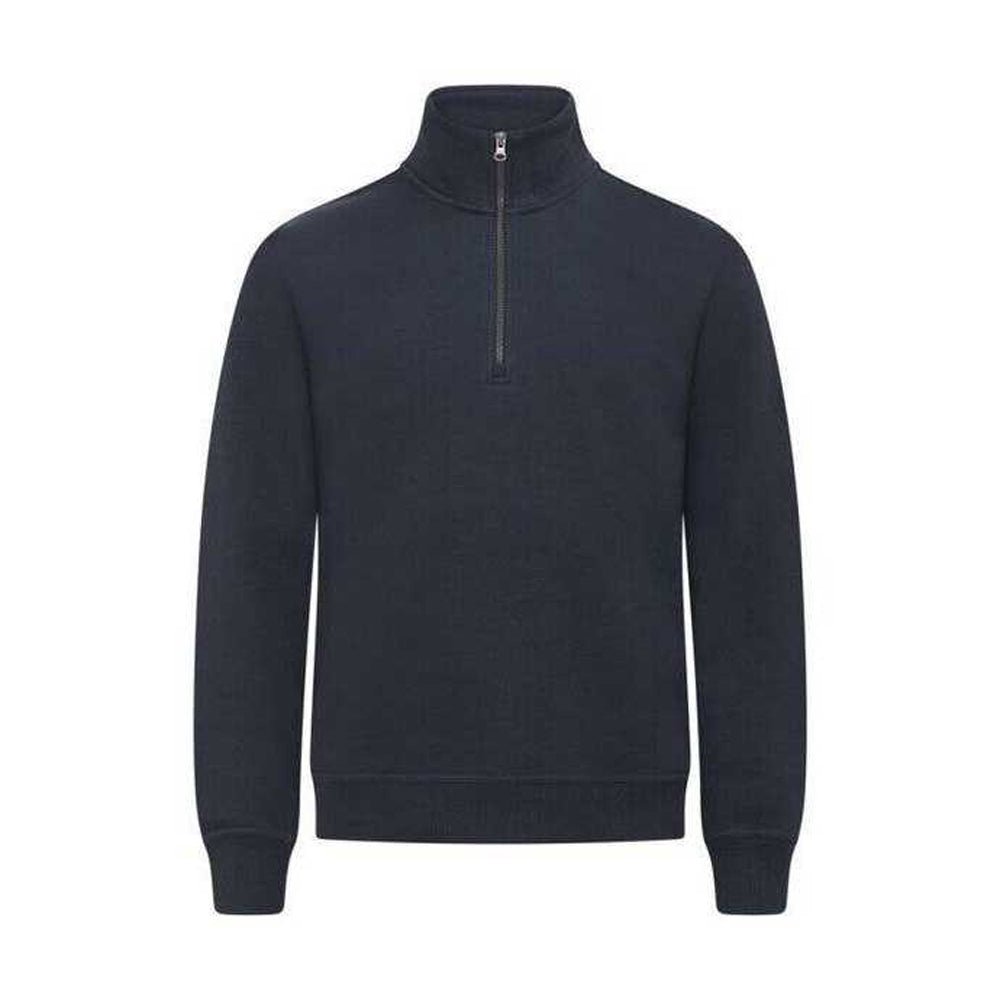 Dark Navy - Front - Clique Mens Miami Half Zip Sweatshirt