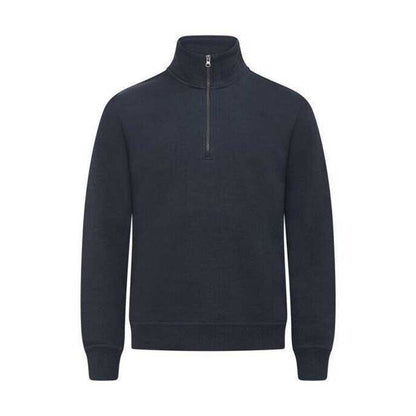 Dark Navy - Front - Clique Mens Miami Half Zip Sweatshirt
