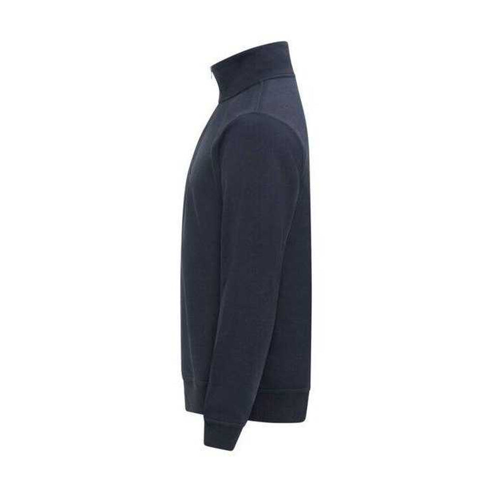 Dark Navy - Side - Clique Mens Miami Half Zip Sweatshirt