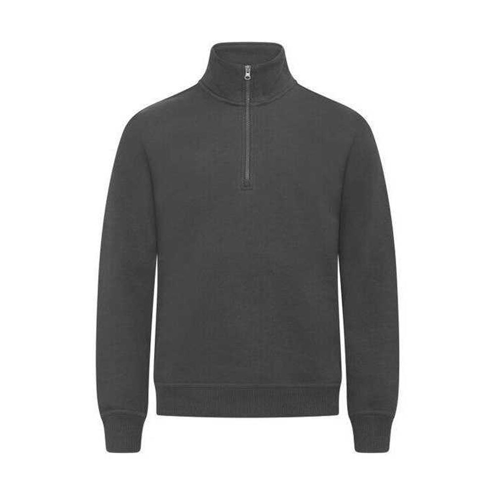 Black - Front - Clique Mens Miami Half Zip Sweatshirt
