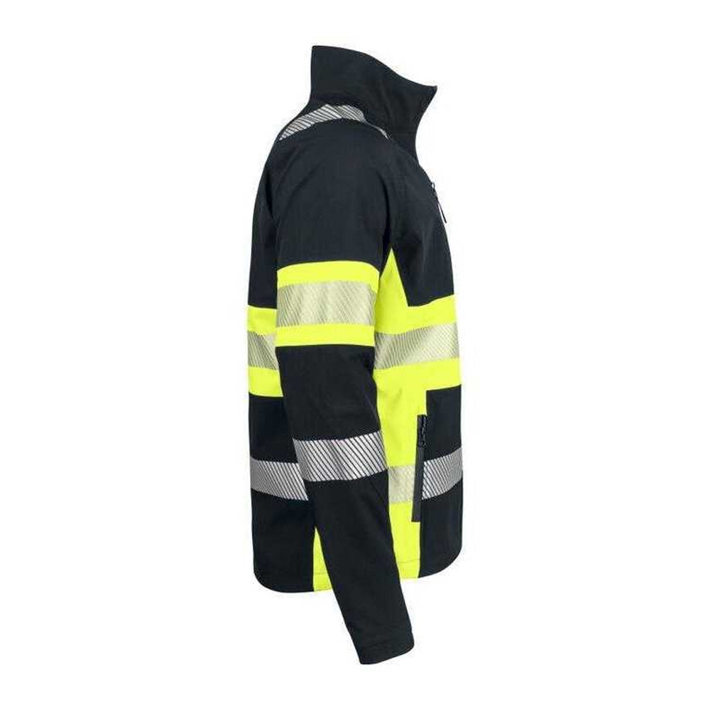 Yellow-Black - Lifestyle - Projob Unisex Adult Functional High-Vis Work Jacket