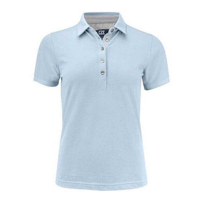 Heaven Blue - Front - Cutter & Buck Womens-Ladies Advantage Premium Polo Shirt