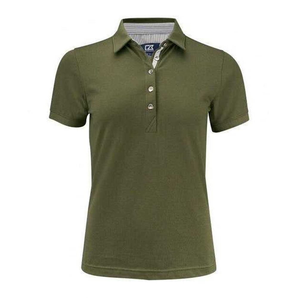 Ivy Green - Front - Cutter & Buck Womens-Ladies Advantage Premium Polo Shirt