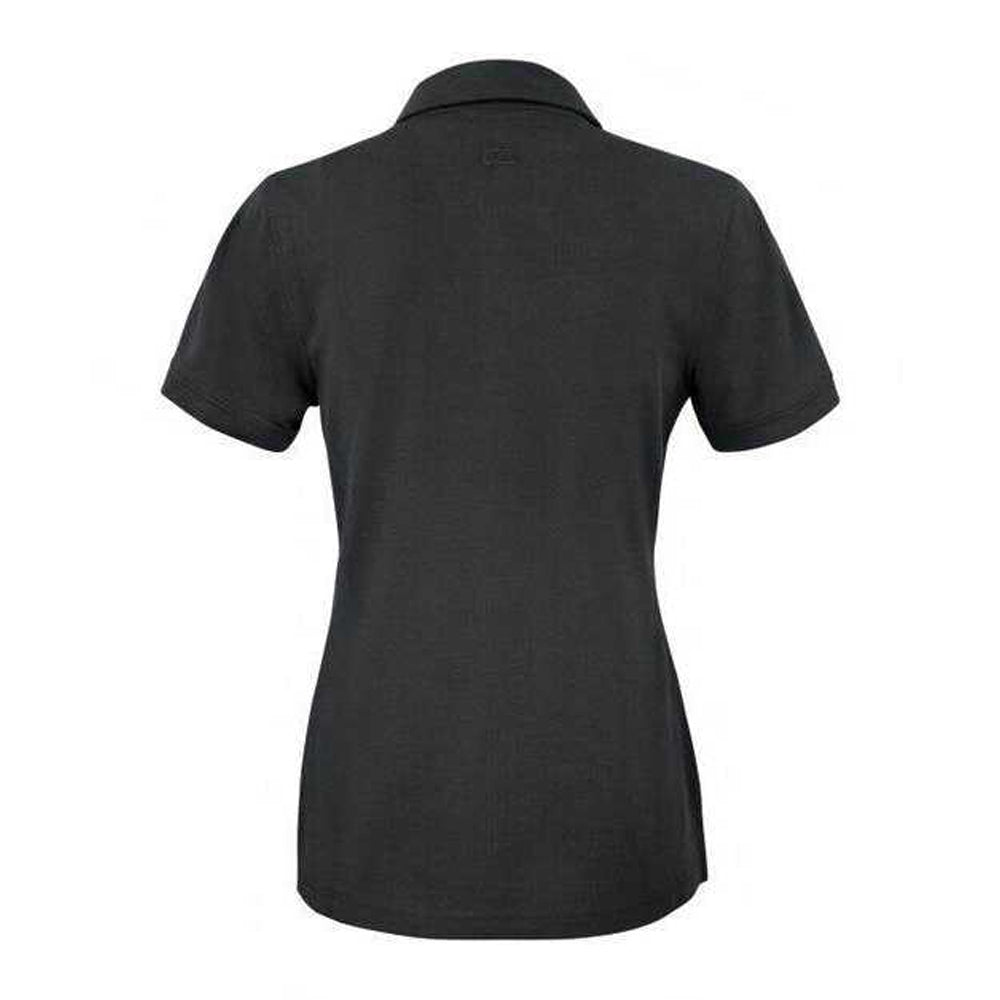 Black - Back - Cutter & Buck Womens-Ladies Advantage Premium Polo Shirt