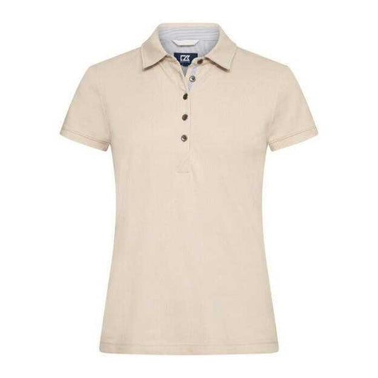 White - Front - Cutter & Buck Womens-Ladies Advantage Premium Polo Shirt