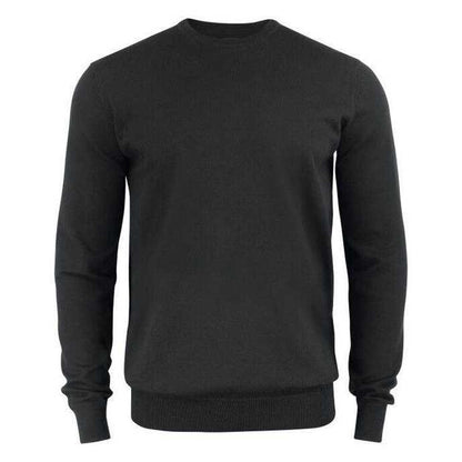 Black - Front - Cutter & Buck Mens Oakville Crew Neck Jumper