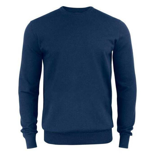 Dark Navy - Front - Cutter & Buck Mens Oakville Crew Neck Jumper