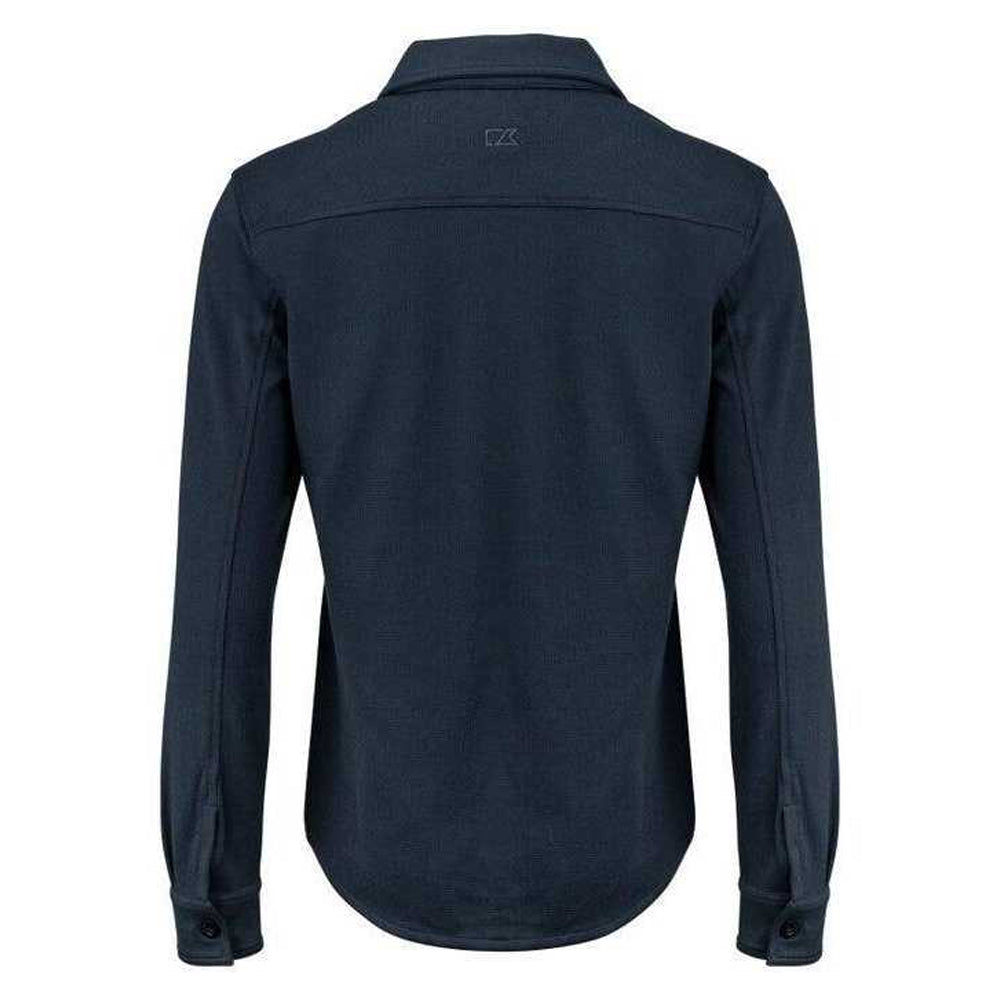 Dark Navy - Back - Cutter & Buck Womens-Ladies Advantage Leisure Shirt