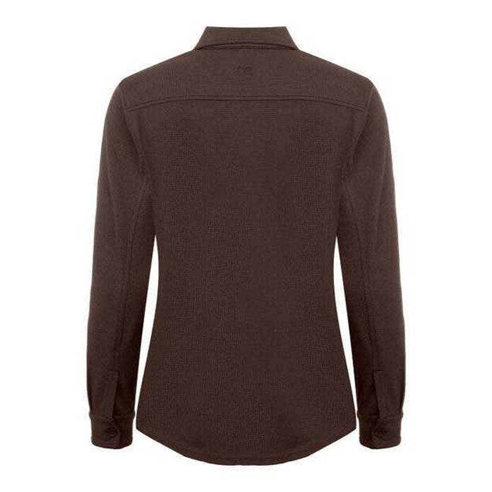 Light Khaki - Back - Cutter & Buck Womens-Ladies Advantage Leisure Shirt