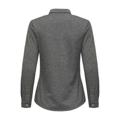 Anthracite - Back - Cutter & Buck Womens-Ladies Advantage Shirt