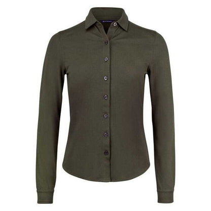Ivy Green - Front - Cutter & Buck Womens-Ladies Advantage Shirt