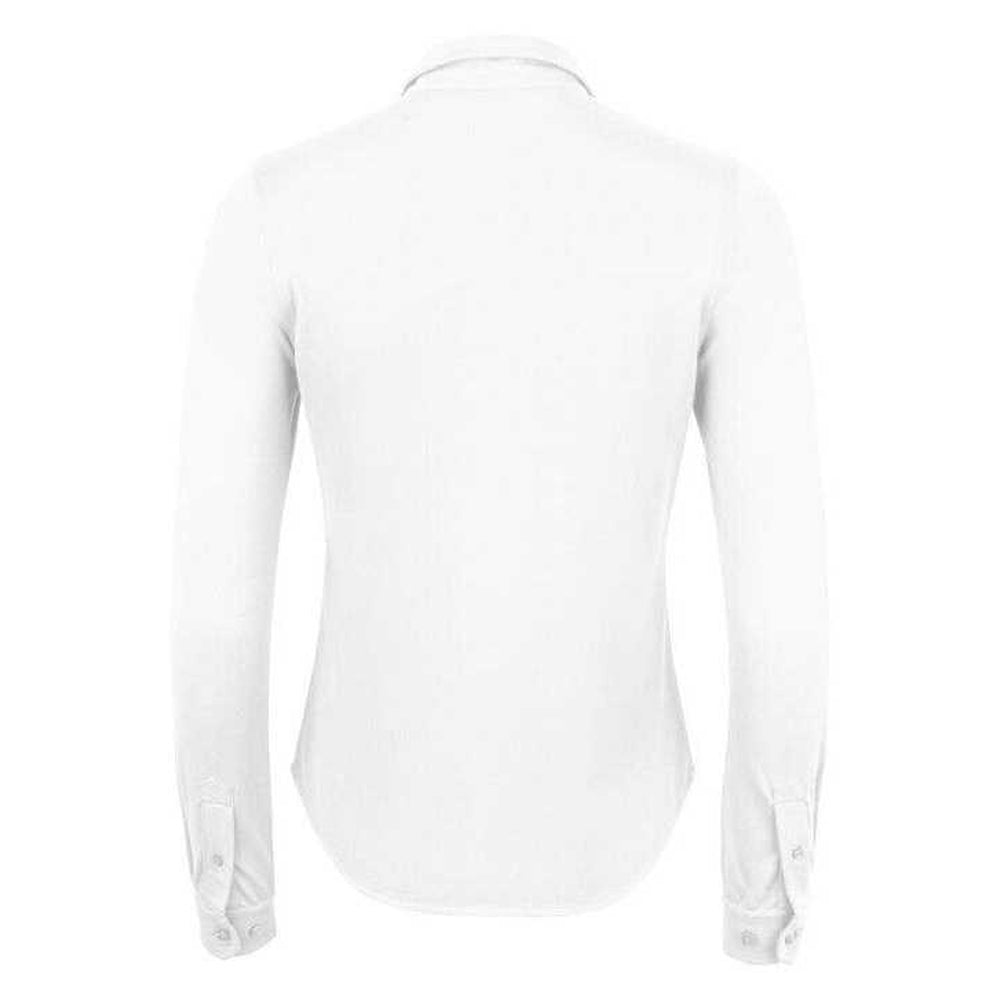 White - Back - Cutter & Buck Womens-Ladies Advantage Shirt