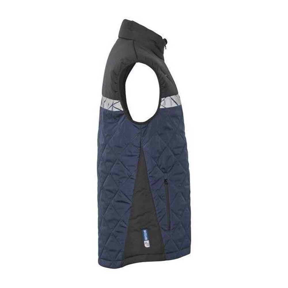 Navy-Black - Lifestyle - Projob Mens 7700 Progression Quilted Gilet