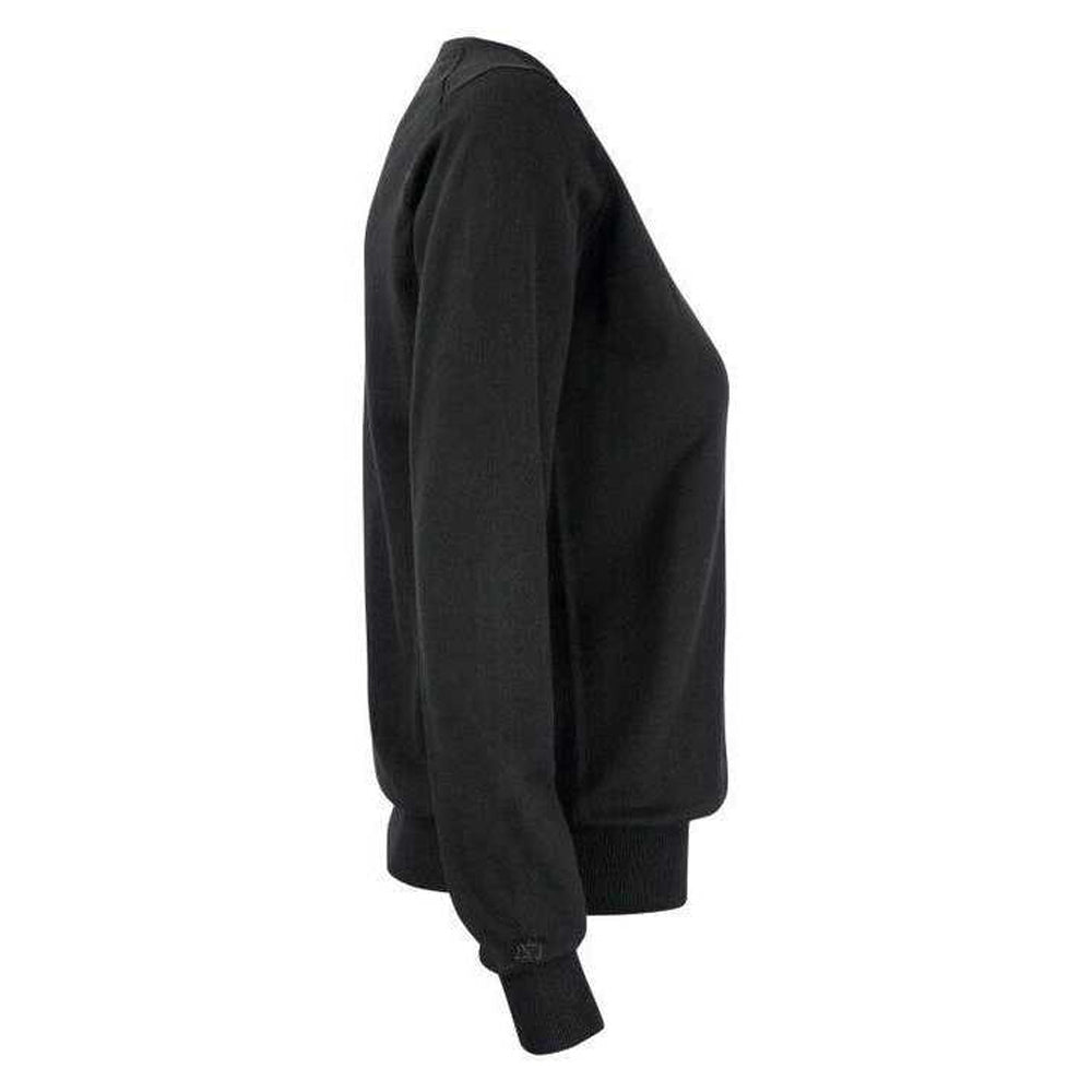 Black - Lifestyle - Cutter & Buck Womens-Ladies Oakville Knitted Sweatshirt