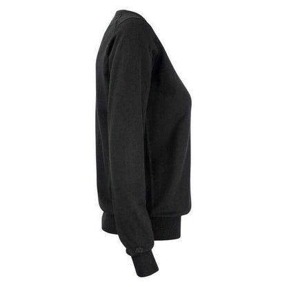 Black - Lifestyle - Cutter & Buck Womens-Ladies Oakville Knitted Sweatshirt