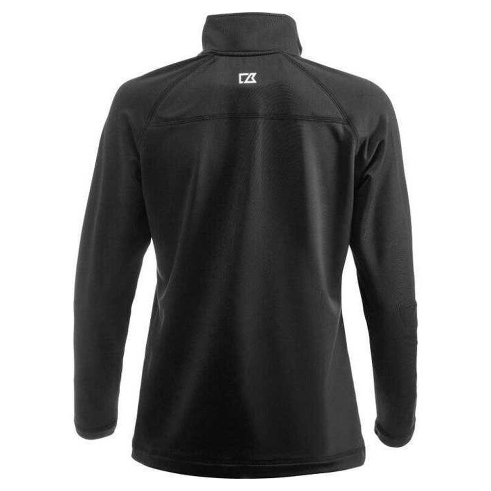 Black - Back - Cutter & Buck Womens-Ladies Coos Bay Base Layer Top