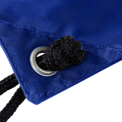Bright Royal - Side - Quadra Premium Gymsac Over Shoulder Bag - 14 Litres