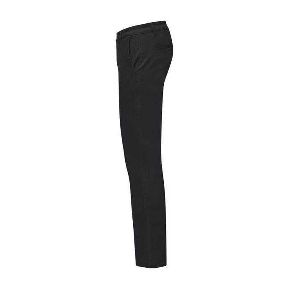 Black - Side - Cutter & Buck Mens Edgemont Cotton Blend Chinos
