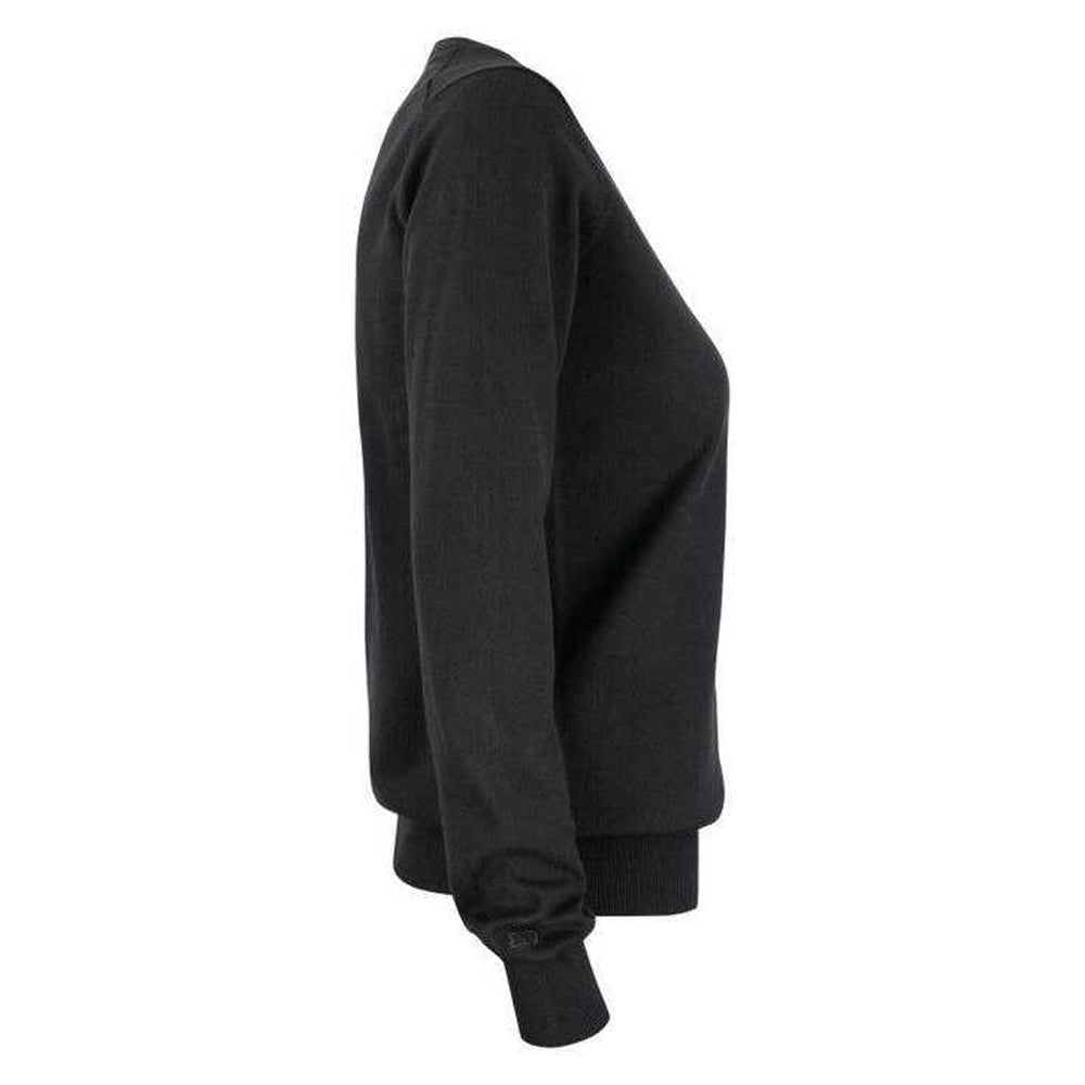 Black - Lifestyle - Cutter & Buck Womens-Ladies Oakville Knitted Sweatshirt