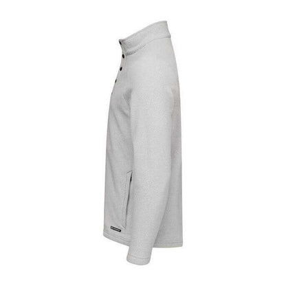 Silver - Side - Cutter & Buck Mens Hunts Point Sweatshirt