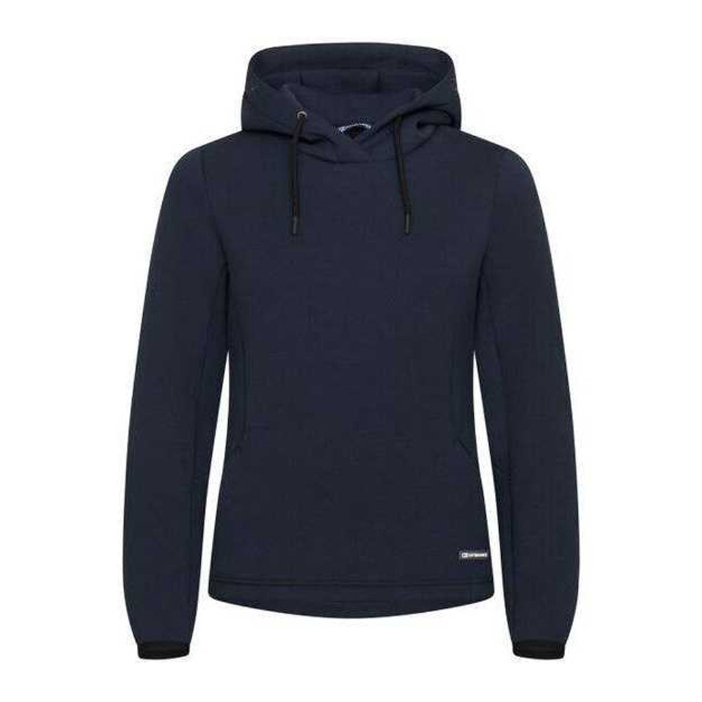 Dark Navy - Front - Cutter & Buck Womens-Ladies Pemberton Drawstring Hoodie