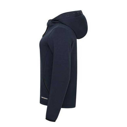 Dark Navy - Side - Cutter & Buck Womens-Ladies Pemberton Drawstring Hoodie