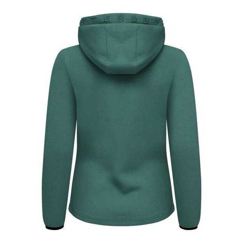 Pine Green - Back - Cutter & Buck Womens-Ladies Pemberton Drawstring Hoodie