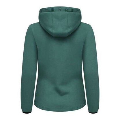 Pine Green - Back - Cutter & Buck Womens-Ladies Pemberton Drawstring Hoodie