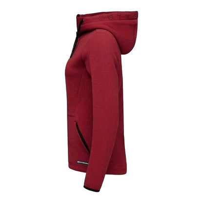 Biking Red - Side - Cutter & Buck Womens-Ladies Pemberton Drawstring Hoodie