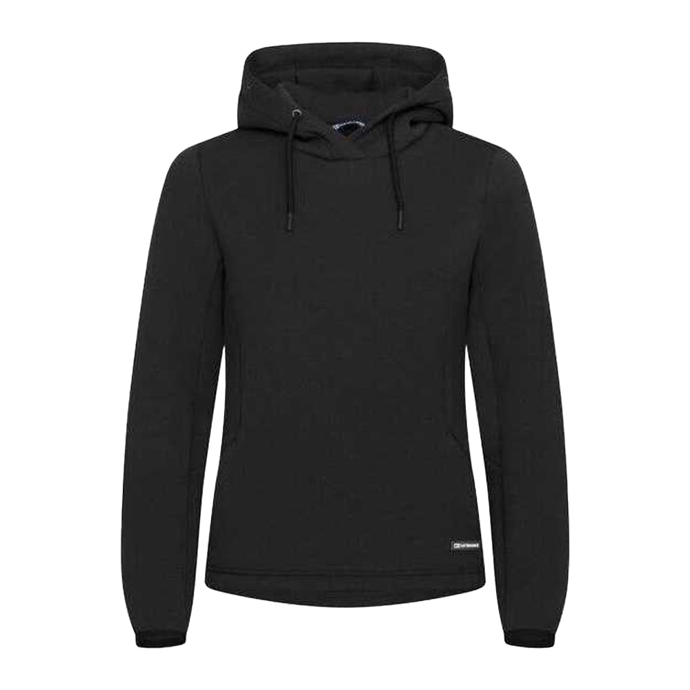 Black - Front - Cutter & Buck Womens-Ladies Pemberton Drawstring Hoodie
