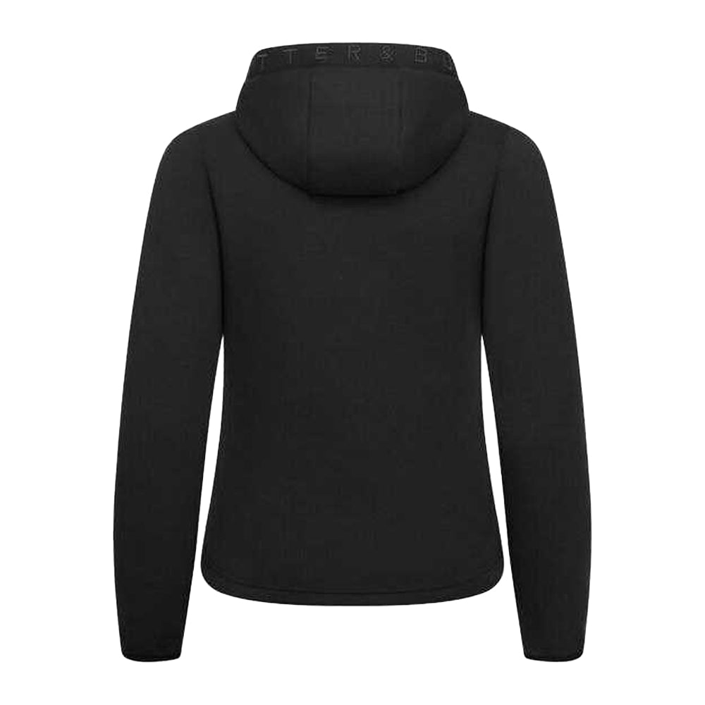 Black - Back - Cutter & Buck Womens-Ladies Pemberton Drawstring Hoodie