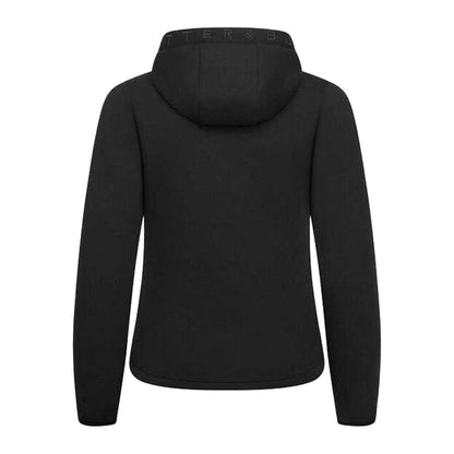 Black - Back - Cutter & Buck Womens-Ladies Pemberton Drawstring Hoodie