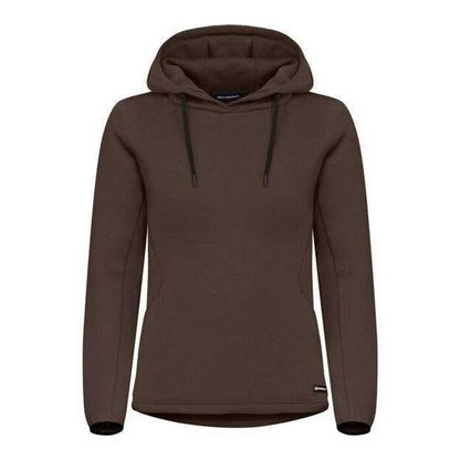 Dark Mocha - Front - Cutter & Buck Womens-Ladies Pemberton Drawstring Hoodie