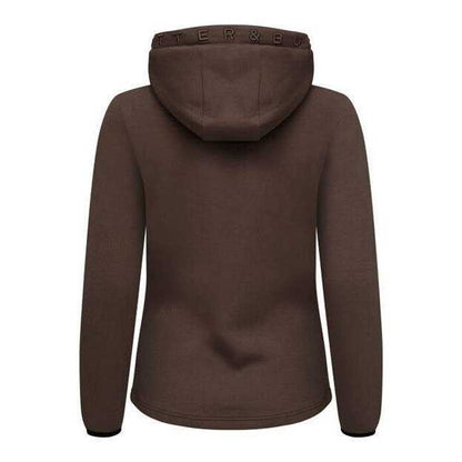 Dark Mocha - Back - Cutter & Buck Womens-Ladies Pemberton Drawstring Hoodie