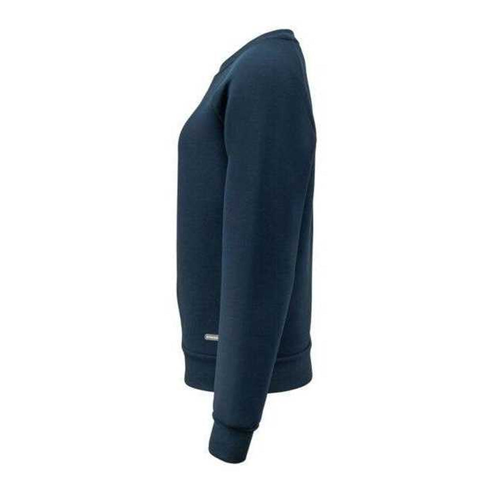 Dark Navy - Side - Cutter & Buck Womens-Ladies Pemberton Double Knit Sweatshirt
