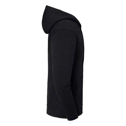 Black - Lifestyle - Fruit of the Loom Unisex Adult Iconic Premium Full Zip Hoodie