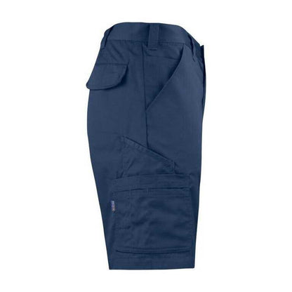Navy - Lifestyle - Projob Mens Plain Work Shorts
