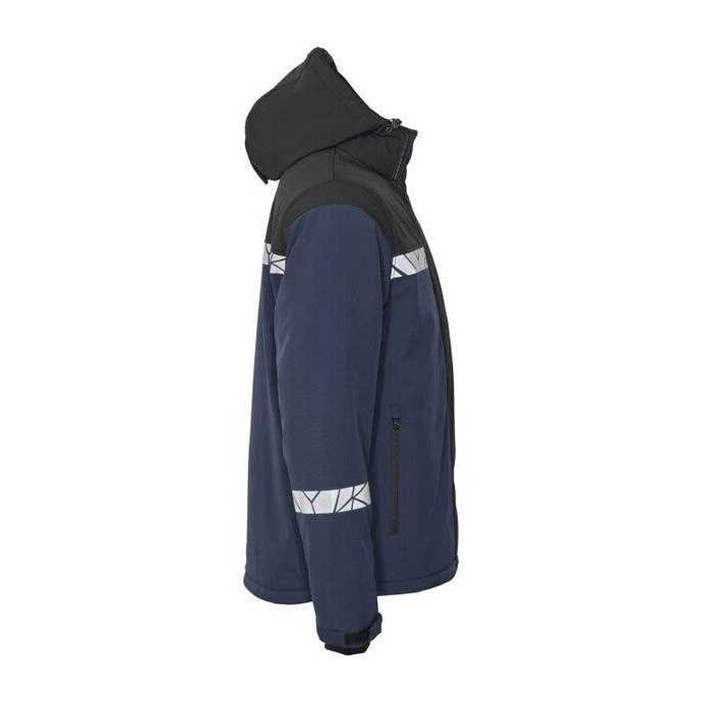Navy-Black - Lifestyle - Projob Mens Progression 7415 Padded Work Jacket