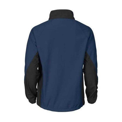 Navy - Back - Projob Mens Prio 2422 Soft Shell Jacket