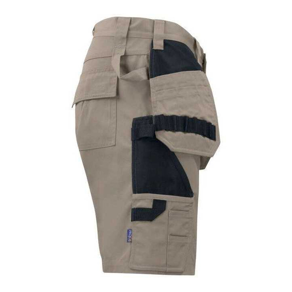 Khaki - Lifestyle - Projob Mens Prio 5535 Work Shorts