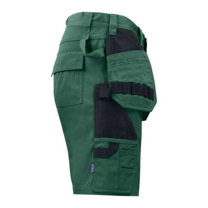 Forest Green - Lifestyle - Projob Mens Prio 5535 Work Shorts