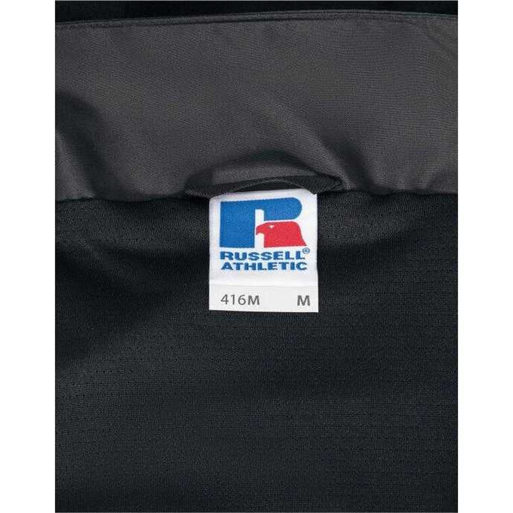 Black - Side - Russell Mens Essential Waterproof Hooded Jacket